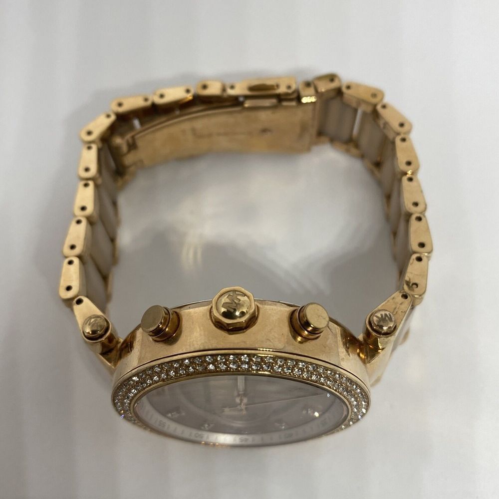 Michael Kors Parker MK5896 Womens Stainless Steel Analog Dial Quartz Watch WO308 - Picture 8 of 12